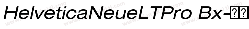 HelveticaNeueLTPro Bx字体转换